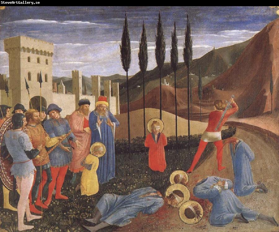 Fra Angelico St Cosmas och S: t Damianus halshugges